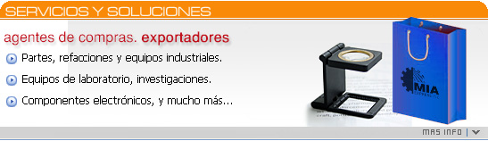 Servicios y Soluciones. Agentes de Compras.